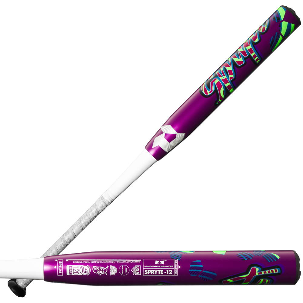 A 2025 DeMarini Spryte (-12) Fastpitch Softball Bat (WBD2553010) by DeMarini.
