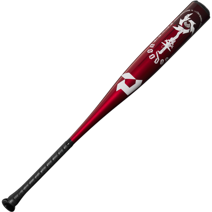 The 2025 DeMarini Voodoo One (-5) 2 3/4" USSSA Baseball Bat (WBD2556010 DEMO) features a unique design and a durable X14 Alloy Barrel.