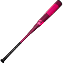 A close-up of the 2024 DeMarini Voodoo One Neon Pink (-3) BBCOR Baseball Bat (WBD2557010), featuring DeMarini’s signature quality and bold design.