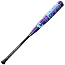 A 2026 DeMarini The Goods Royal Purple (-3) BBCOR Baseball Bat (WBD2634010) by DeMarini, shown in royal purple and black with teal accents and THE GOODS text, displayed on a white background.