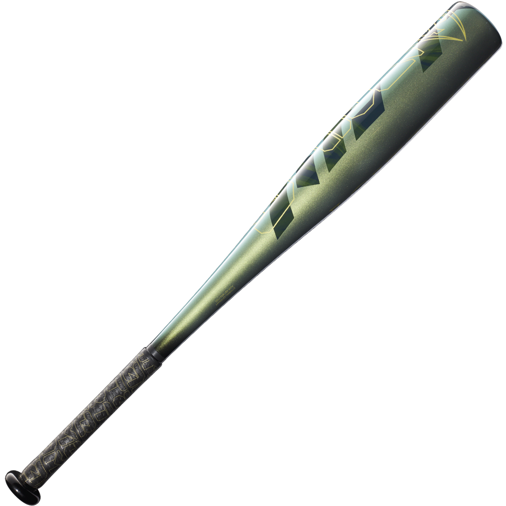 The 2023 Louisville Slugger Meta (-13) USA T-Ball Baseball Bat (WBL2667010) features a black handle and a composite build inspired by the iconic Louisville Slugger Meta design.