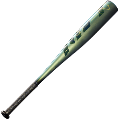 The 2023 Louisville Slugger Meta (-13) USA T-Ball Baseball Bat (WBL2667010) features a black handle and a composite build inspired by the iconic Louisville Slugger Meta design.