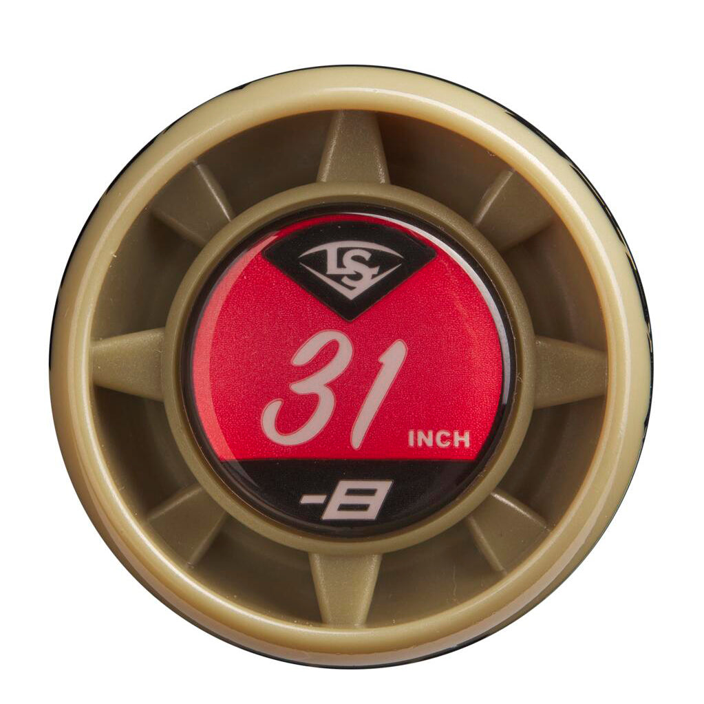 A close-up of a wheel, showcasing details that mirror the precision engineering of the 2024 Louisville Slugger Meta LTD (-8) USSSA Baseball Bat (USED).