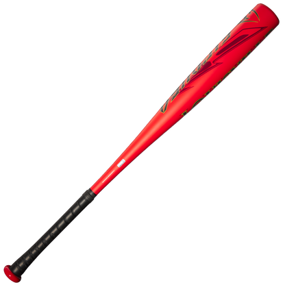 The 2025 Louisville Slugger Dynasty (-3) BBCOR Baseball Bat: WBL2969010, in bold red and black with a TPX-24 Alloy build and black grip handle, is displayed by Louisville Slugger against a plain white background.