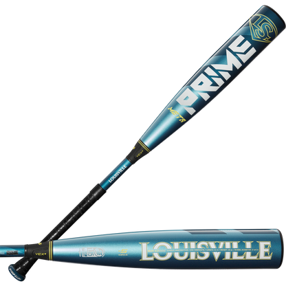 The 2025 Louisville Slugger Meta Prime (-5) USSSA Baseball Bat (WBL2972010) features bold white text on its barrel.