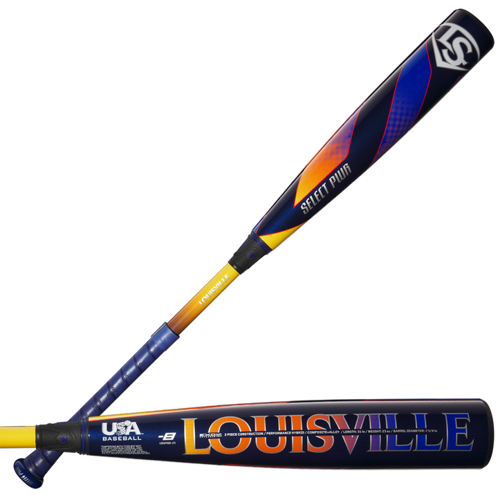 2025 Louisville Slugger Select PWR (-8) 2 5/8" USA Baseball Bat: WBL4009010