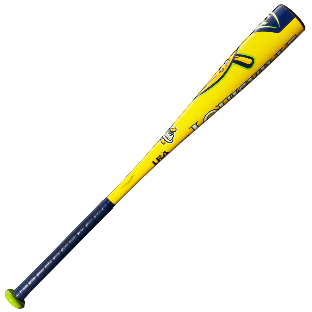 The 2025 Louisville Slugger Savannah Bananas (-10) 2 5/8" USA Baseball Bat (WBL4090) is perfect for young players ready to step up to the plate.