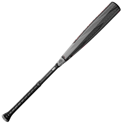 The 2026 Louisville Slugger Select PWR (-3) BBCOR Baseball Bat (WBL4115010) features a sleek black handle, silver barrel, and bold black and red accents—ideal for power hitters. Shown on a plain white background.
