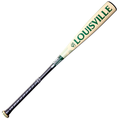 The 2026 Louisville Slugger Omaha (-10) USA Baseball Bat (WBL4130010) features a white handle and is crafted from durable ST7 Alloy.