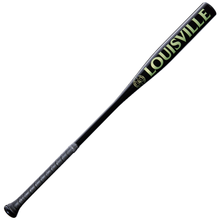 The Louisville Slugger Pro Prime Alloy Fungo (-13) 35″ Black Training Bat (WBL42010102235) features a sleek black design with a gray grip and bold green “LOUISVILLE” lettering along the barrel, making it the perfect training bat for coaches and players.