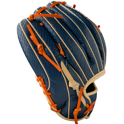The Wilson A2000 JA27 11.5" Jose Altuve GM Baseball Glove (WBW103295115), made from Pro Stock leather, is shown on a white background.
