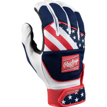 Show your pride with the Rawlings Workhorse OKC Women's Batting Gloves (WHOKCFPBG), featuring a flag design and Oiltac leather palm for standout fastpitch softball performance and style.