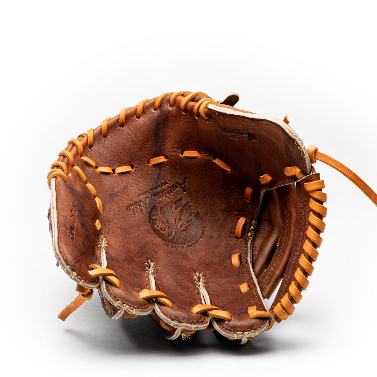 Handcrafted brown leather Nokona Walnut EP 11.75″ Baseball Glove: W-EP1175 with tan lacing.