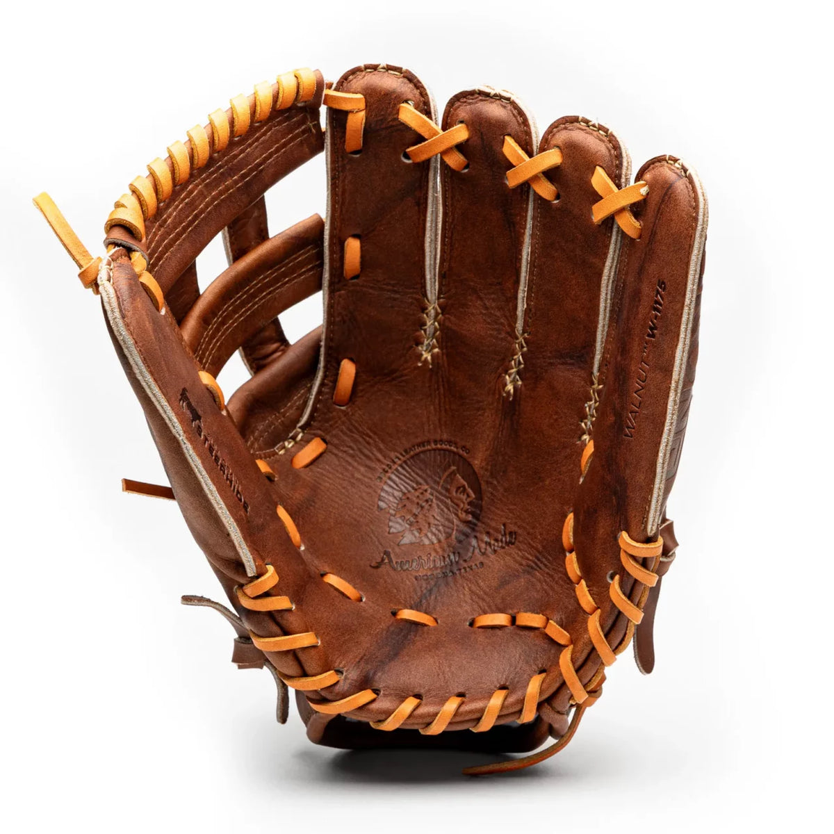Nokona Walnut EP 11.75″ Baseball Glove: W-EP1175 in handcrafted walnut brown leather with tan lacing.