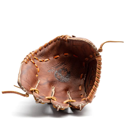 Nokona Walnut EP 12″ Fastpitch Glove: W-EP-V1200, a handcrafted brown leather fastpitch softball glove with tan lacing.