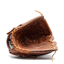 Nokona Walnut EP 12″ Fastpitch Glove: W-EP-V1200 handcrafted in brown leather with a laced web and closed back.
