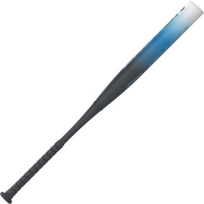 The 2025 Easton Ghost OG (-11) Fastpitch Softball Bat by Easton features a black handle and Double Barrel construction for enhanced performance.