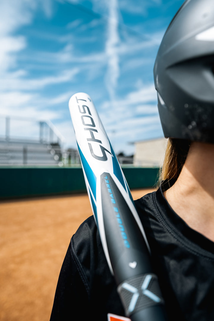 2023 Easton Ghost (-10) Double Barrel Fastpitch Softball Bat: FP23GH10