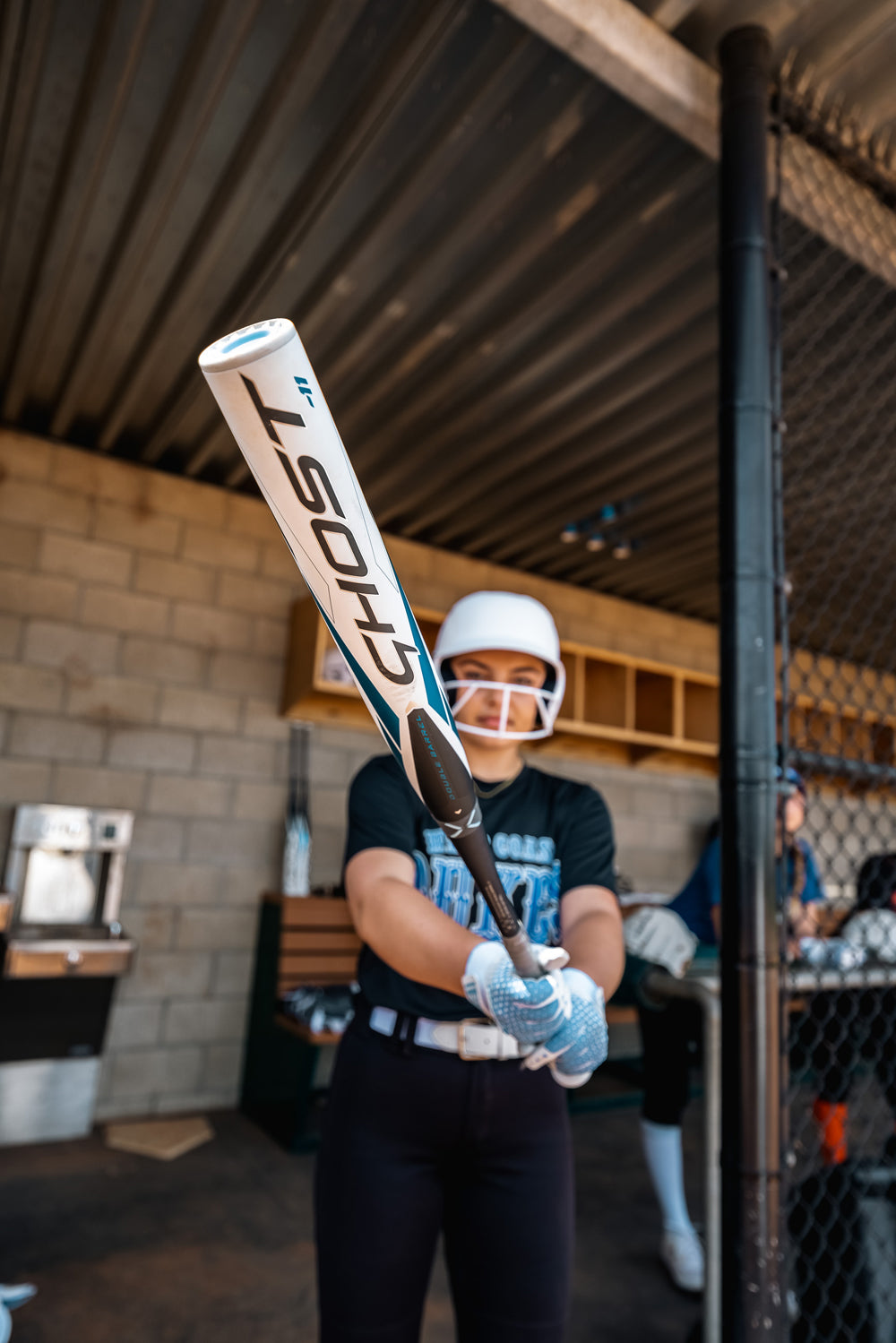 2023 Easton Ghost (-10) Double Barrel Fastpitch Softball Bat: FP23GH10