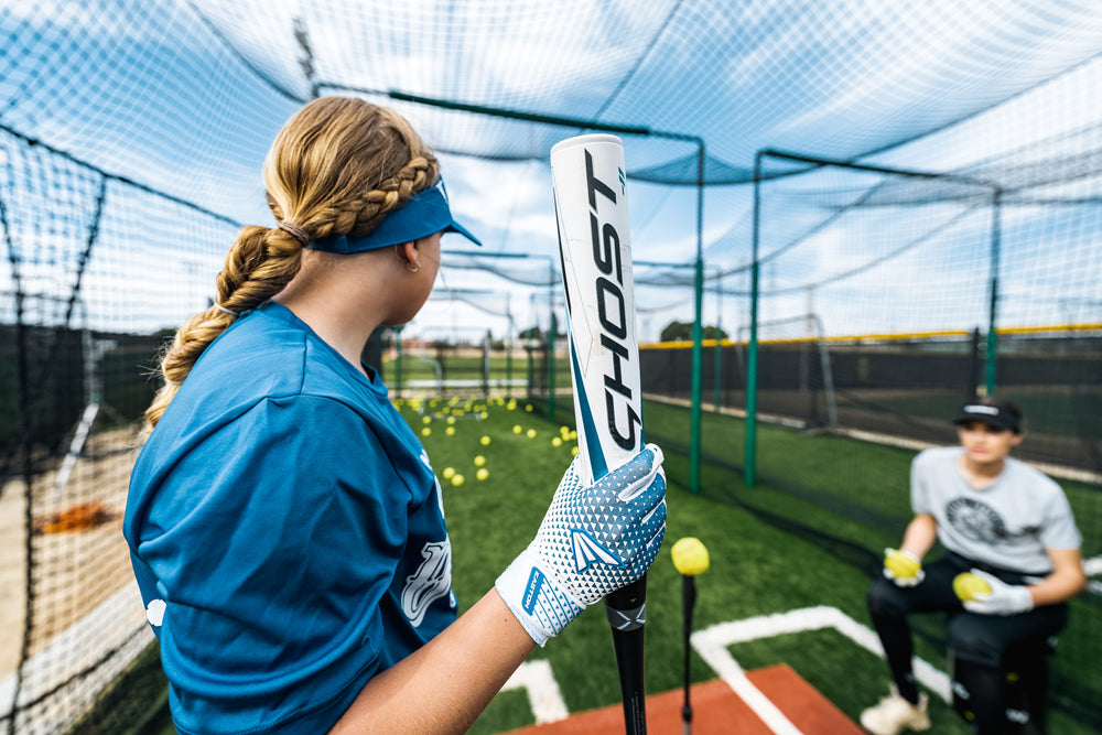 2023 Easton Ghost (-10) Double Barrel Fastpitch Softball Bat: FP23GH10