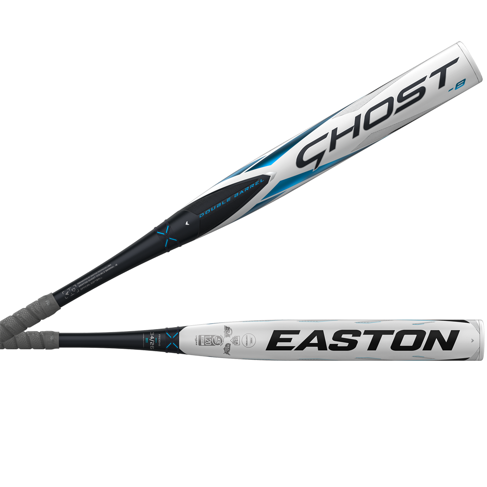 2023 Easton Ghost (-8) Double Barrel Fastpitch Softball Bat: FP23GH8