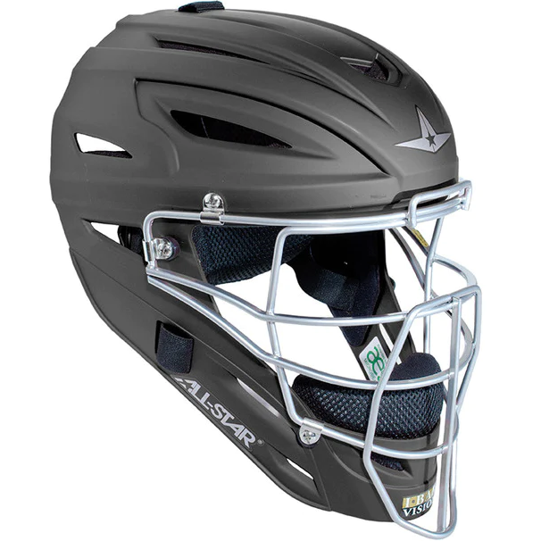 All Star System7 MATTE Hockey Style Catcher's Helmet: MVP2500M / MVP2510M