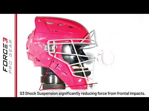 Force3 Hockey Style Defender Catcher's Helmet: BD22