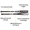 2022 Stinger Guardian (-3) BBCOR Baseball Bat: GUARDB