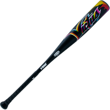 The 2024 Victus Vibe (-5) 2 3/4" USSSA Baseball Bat (VSBVIB5) is a black one-piece aluminum bat with a textured grip, bold "Victus" branding near the barrel, extra logos, a glossy finish, and a USSSA certified stamp.