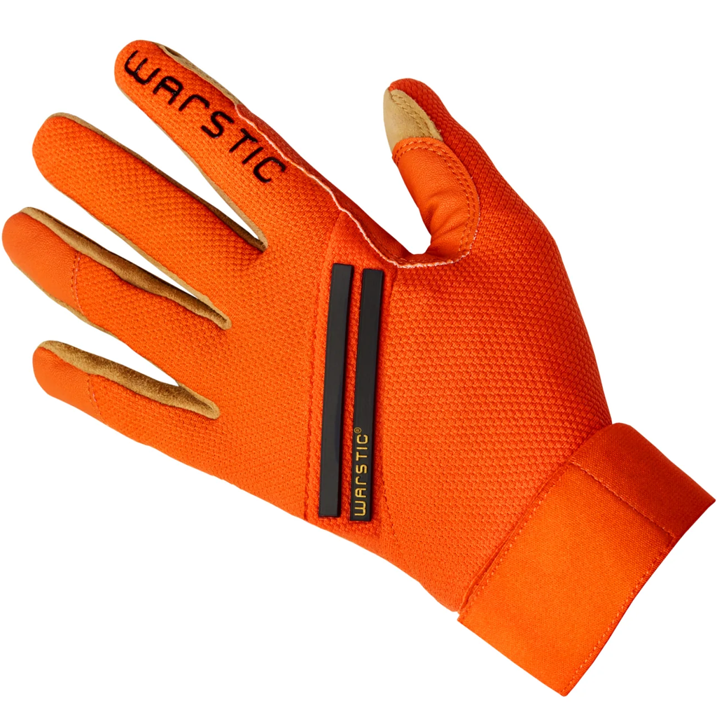 All orange 2024 batting gloves