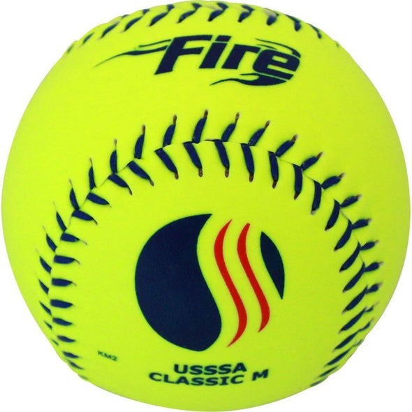 Baden USSSA Fire Classic M 12" 40/325 Synthetic Slowpitch Softballs: 0U325YS