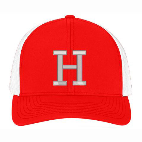 Pacific Headwear Holly Scarlet / White Snapback Hat: 104C-SCWH-SL