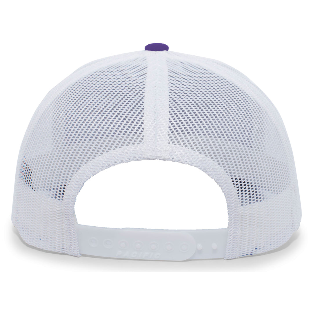 NSA Outline Series Purple Snapback Hat: 104-PUWH