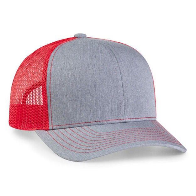 NSA Flag Series Heather Red Snapback Hat: 104S-HERD