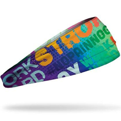 Stay cool and stylish with the Junk Inner Drive Headband from Junk, made of moisture-wicking technical t-shirt fabric—ideal for athletic performance.