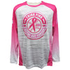 National Softball Association NSA Breast Cancer Awareness Sublimated Long Sleeve Shirt