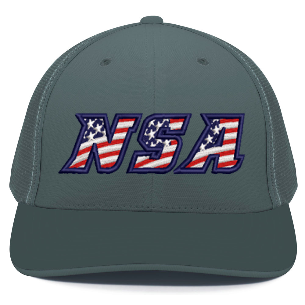 NSA Flag Series Flex Fit Hat: 404M