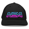 NSA Outline Series VICE Flex Fit Hat: 404M-BKPKBL