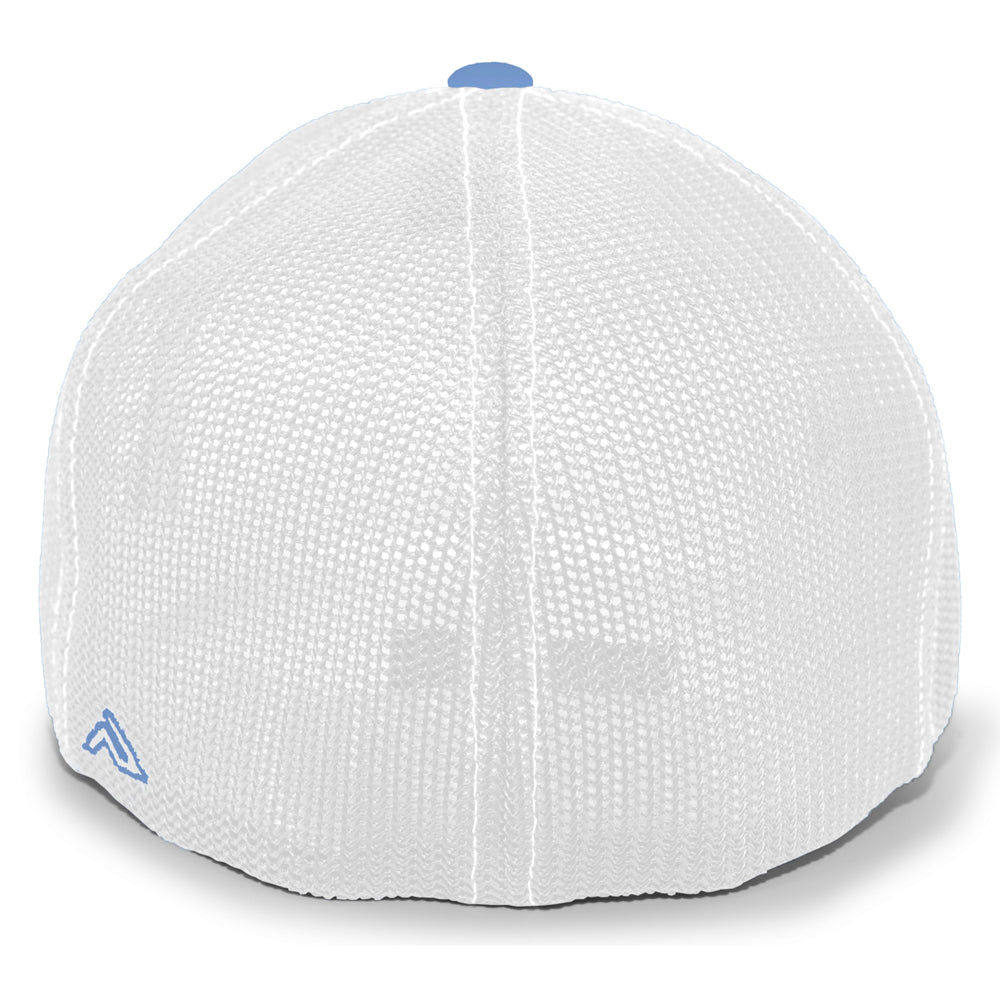 NSA Outline Series Columbia Blue Flex Fit Hat: 404M-CBWH
