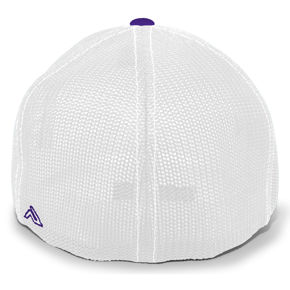 Diamond NSA 404M-PUWH – Outline Flex Hat: Series Purple Sport Gear Fit