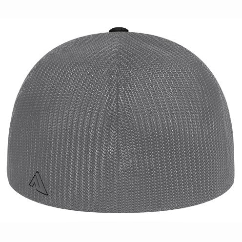 Pacific Headwear Fenton Black / Graphite Flex Fit Hat: 404M-BKGR