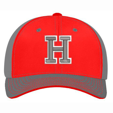 Pacific Headwear Holly Red / Graphite Flex Fit Hat: 404M-RDGR
