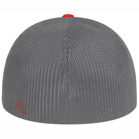 Pacific Headwear Holly Red / Graphite Flex Fit Hat: 404M-RDGR