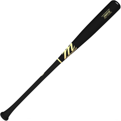 Marucci LINDY12 Francisco Lindor Pro Model Maple Wood Bat: MVE2LINDY12-MBK/BK