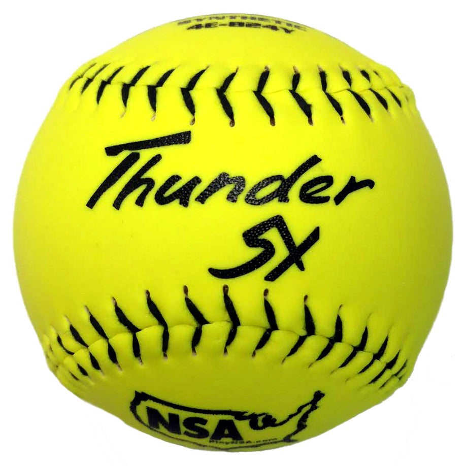 Dudley NSA Thunder SY ICON 12" 44/400 Synthetic Slowpitch Softballs: 4E824Y