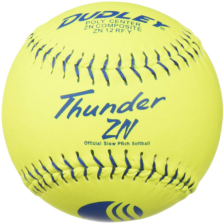 Dudley USSSA Thunder ZN Classic M 12" 40/325 Composite Slowpitch Softballs: 4U540Y