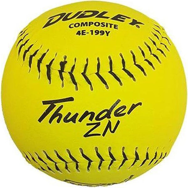 Dudley NSA Thunder ZN ICON 12" 44/400 Composite Slowpitch Softballs: 4E199Y
