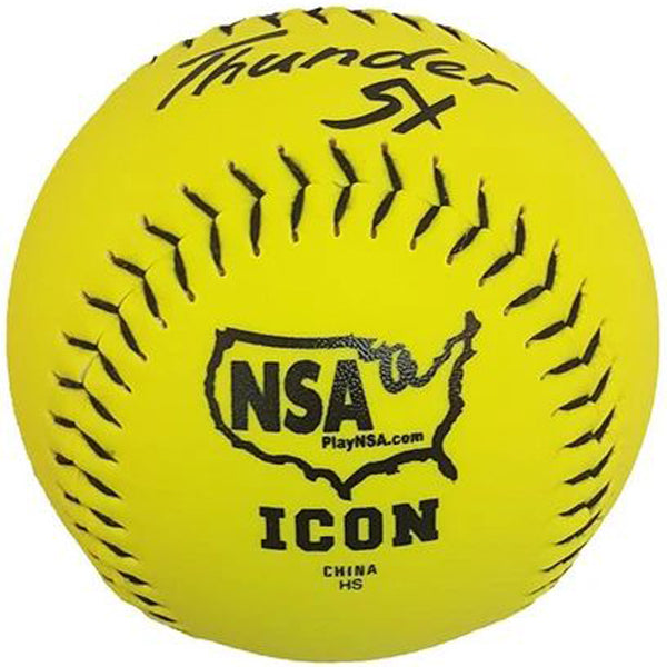 Dudley NSA Thunder SY ICON 11" 44/400 Synthetic Slowpitch Softballs: 4E902Y