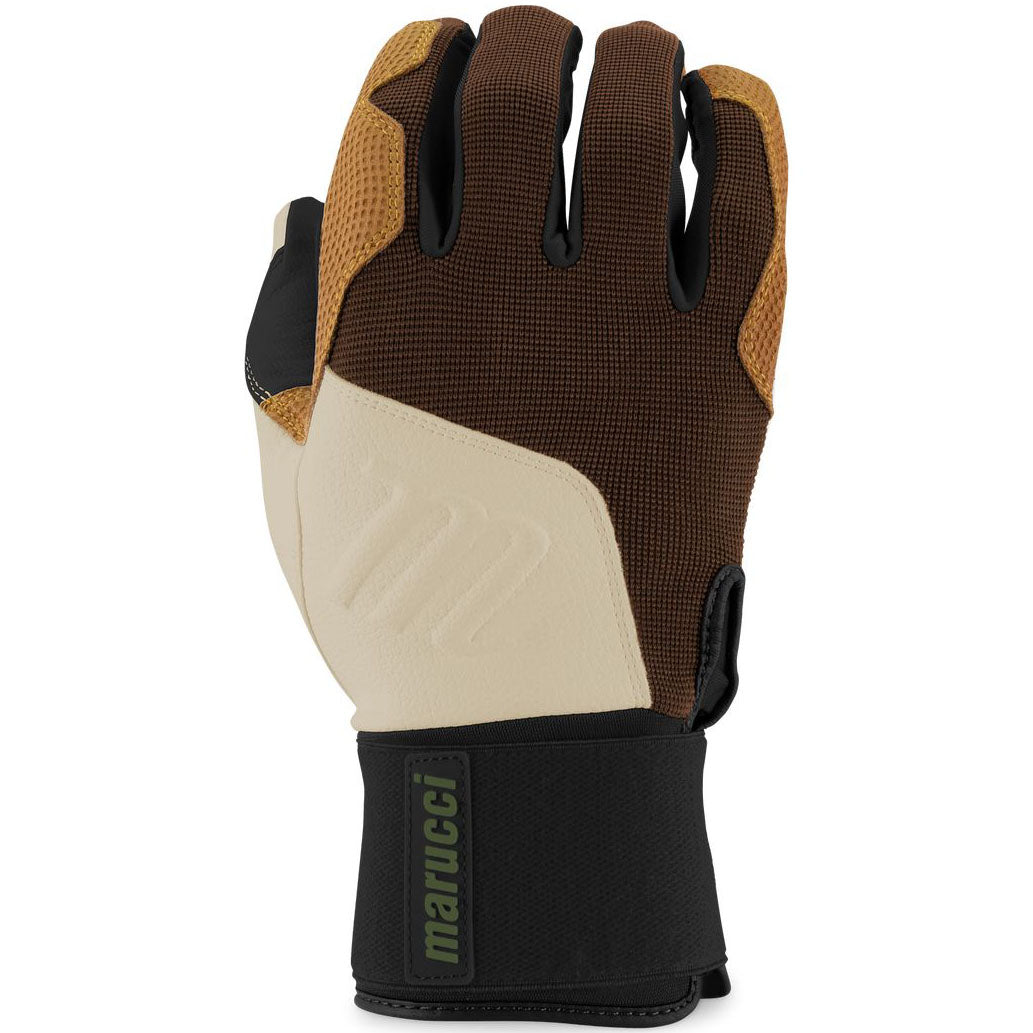 Marucci Blacksmith Adult Batting Gloves: MBGBKSMFW