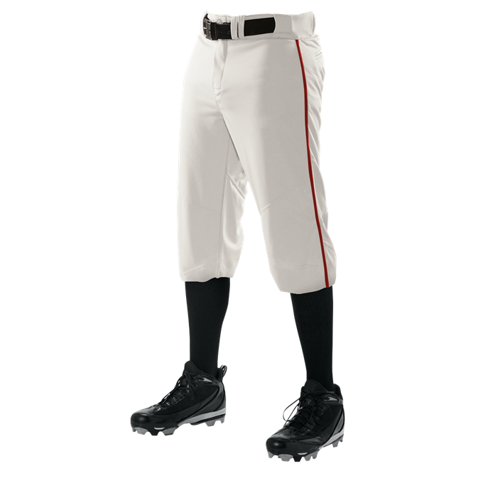 Alleson Adult Crush Knicker Baseball Pants with Piping: 655PKB